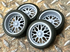 Resin 21/20 Inch: “Raceline Legacy ” Model car Wheels/Tires 1/24 scale