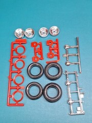 Revell AMT Ertl Monogram MPC 1/24 Model Part 1932 Ford Wheels & Tires Custom