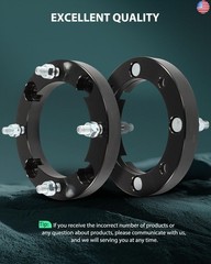 SCITOO 4Pcs Wheel Spacers 1 inch 4×156 Bore 131mm Studs 12×1.5 4Lug Wheel