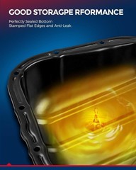Kax 265-854 Transmission Oil Pan Replacement For Ford 6R80 6-Speed Automatic