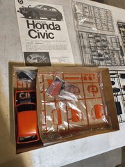 A11B Niob Rare Vintage Honda Civic 2 Door Coupe 1/20 Model Hobby Kit No. 9027