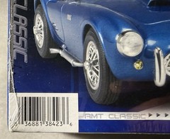 New Sealed Vintage 2006 AMT Classic 1963 Shelby Cobra 289 Model Kit 38423 NIB