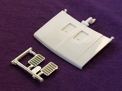 1991 Chevy S-10 Lowrider CUSTOM HOOD from Revell 1:25 Model Kit 91 Chevrolet
