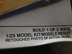 CHEVY BEL AIR SPORT COUPE 1957 Model 1/25 AMT ERTL CUSTOM KIT SEALED 1990 New