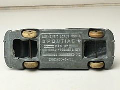 National Products 1948 Pontiac Pot Metal Promo Car, Original