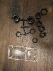 Vintage Monogram Cherry Bomb 1/24 Model Kit #6761 Show Rod Chopper Trailer