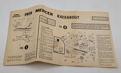 Pyro 1914 Mercer Raceabout Vintage Brass Car Plastic Model Kit 1:32
