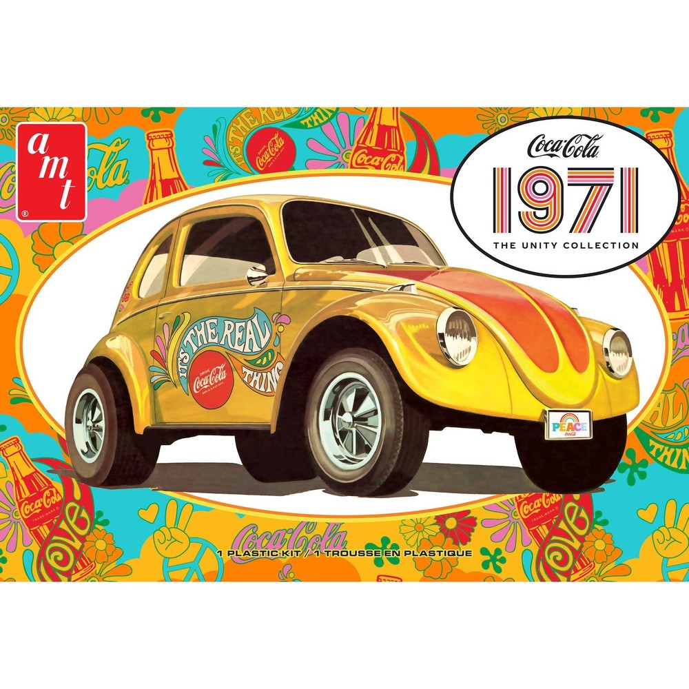 AMT 1284M VW Superbug Gasser Coca-Cola Unity Collection 1/25 Model Kit New