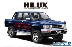 Aoshima 1/24 The Model Car(20)Kit Toyota Hilux 4WD LN107 Pick-Up Double Cab