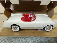DEALER PROMO 1953 CORVETTE CONVERTIBLE POLO WHITE 8732 “NEW W/BOX” SPECIAL PRICE