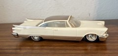 Vintage JO-HAN Model Car 1959 Dodge Custom Royal Promo Brown & Cream