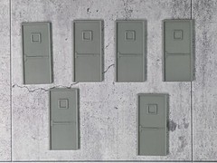 1/64 Scale Workshop/Commercial Door – For car garage/workshop diorama (set of 6)
