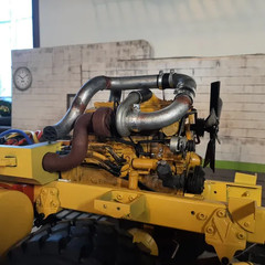 1/14th scale 3d printed Catepillar 3406B engine by WMARYKA