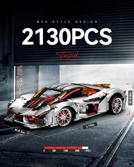 BAV 1:10 Sports Car Building Set Model and Racing Collectable J10015 LAMPOER