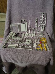 Lot of Model Car Part Trees and Other Parts 1/25