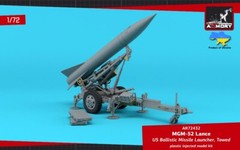 MGM-52 Lance, US Tactical Ballistic Surface-to-Surface Mis. 1/72 Armory 72432