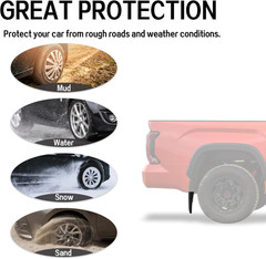 Fit for 2022 2023 2024 2025 Tundra Set of 4PCS Mud Flaps Kit Splash Guards Mudgu