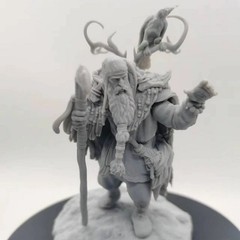 1/24 Resin Figure Model Kit Big Man Unassembled, Unpainted Model Kit.