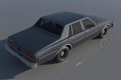 ABS-LIKE RESIN 3D PRINTED 1/25 1977 CHEVY IMPALA 4DR SEDAN KIT