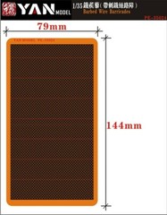 1/35 Photo-etched Sheet Barbed Wire Barricades for Military Sand Table Model