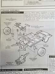 1962 Chevrolet Bel Air TRANSMISSION CROSSMEMBER MOUNT from 1:25 AMT Model Kit 62