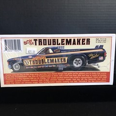 ATLANTIS M2204 TOM DANIEL SON OF TROUBLEMAKER MODEL KIT-NIB-1:24 SCALE