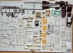 Vintage Model Car Parts Lot Bodies Glass Chrome Interiors Parts MPC AMT Revell