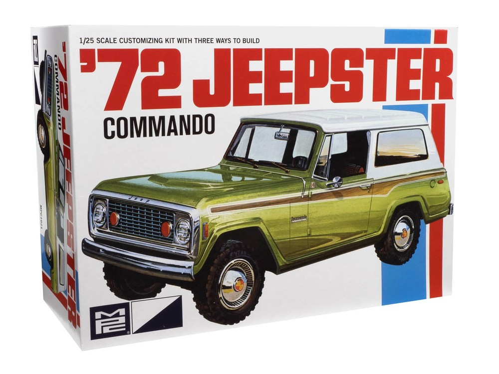 MPC 1/25 Scale 1972 Jeepster Commando Plastic Model Kit MPC1021