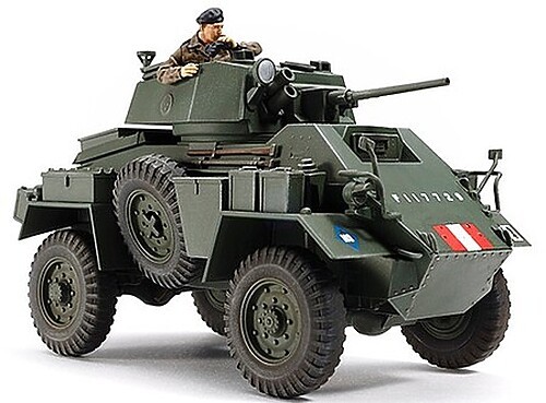 Tamiya British 7ton Armored Car Mk.IV – Plastic Model Military Vehicle Kit