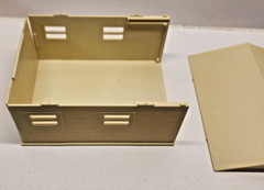 Vintage Linberg Models Car & Garage Kit. with Mustang Fastback. Built Snap Kit