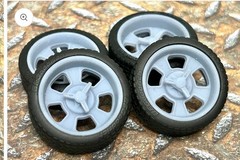 Resin 21/20 Inch: “Billet Legacy” Model car Wheels/Tires 1/24 1/25 scale