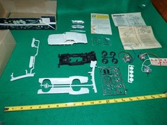 Vintage Palmer Plastics 1970 Mustang “Boss 302” Fastback Motorized-Unassembled