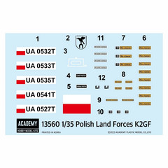 Academy 13560 1/35 Polish Land Forces K2GF (Plastic model)