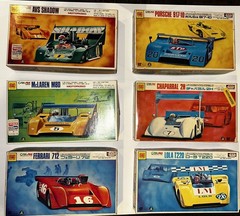 Otaki Can-Am Series rare collection of six 1:28 from 1970’s