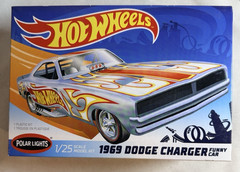 Polar Lights 1969 Dodge Charger Funny Car 1:25 Scale Model Kit Scale level 2 NEW