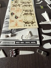 1/25 Vintage AMT ’57 Ford T-Bird.. Customizing Kit #T2257-200 Lightly Started