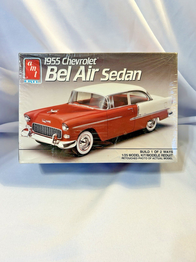 AMT Chevrolet 1955 Bel Air Sedan model kit NEW in FACTORY SEALED BOX