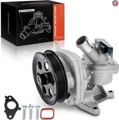 A-Premium Engine Water Pump with Gasket & Pulley Compatible with Chevrolet