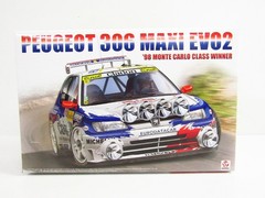 BEEMAX Peugeot 306 Maxi EVO2 1/24 Rally Monte Carlo 1998 Winner Model Kit Japan