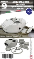 HD 1/35 T23 Union Steel Ventless Turret Set for Italeri/Dragon/Asuka M4A1 kits