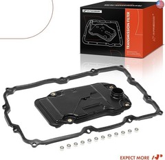 A-Premium Automatic Transmission Fluid Filter with Pan Gasket, Compatible with