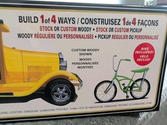 AMT 1929 Ford Woody/Pickup 4 in 1 1/25 Scale Sealed With Bicycle