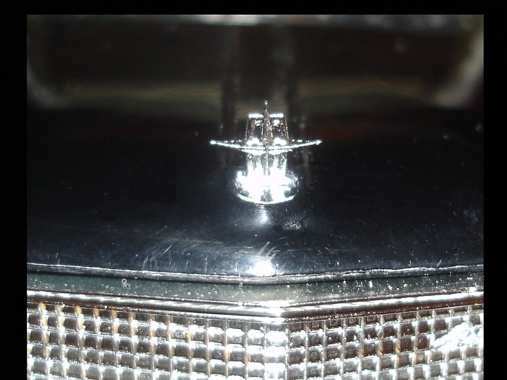 1956-1960 CONTINENTAL PROMO CAR OR TOY STORE REPRODUCTION PLASTIC HOOD ORNAMENT