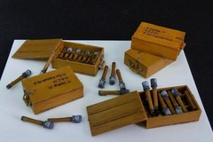 1/35 Scale Die-Cast Resin Model Assembled Kit German Grenades Scene Model Una…