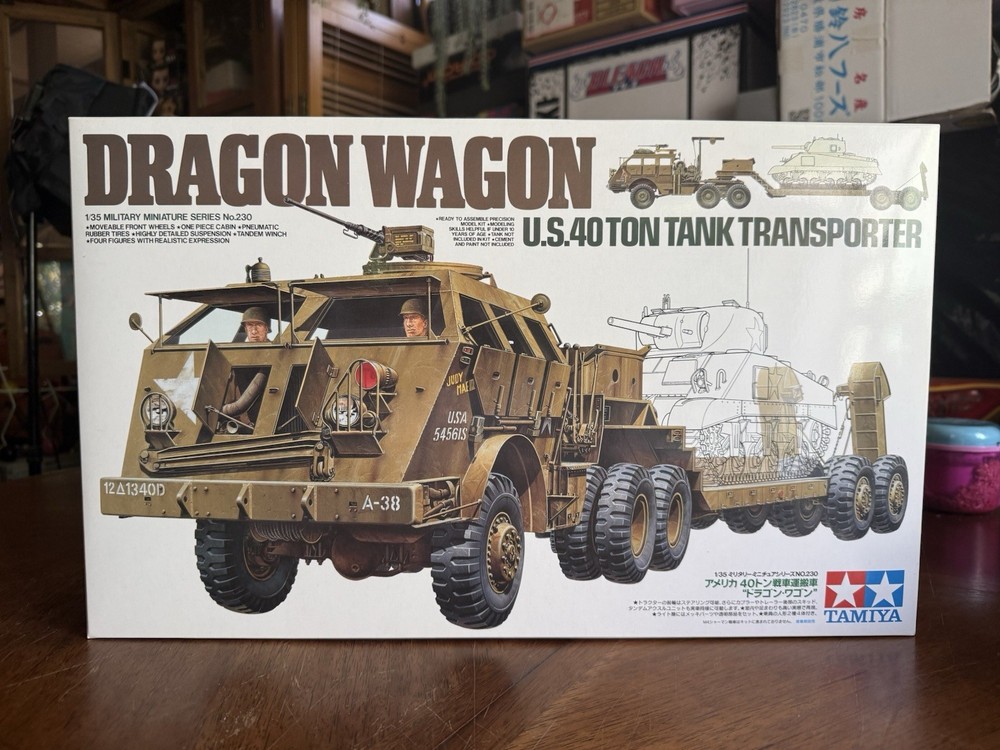 Tamiya 35230 1/35 U.S. 40-Ton Tank Transporter Dragon Wagon + Eduard PE sets