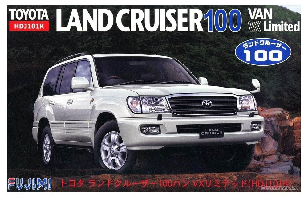 FUJIMI 1/24 Inch Up Series No.132 Toyota Land Cruiser 100 VAN 2002 Plastic Model