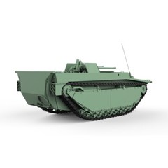 SSMODEL SS35670 1/35 Military Model Kit France LVT-4/40mm Bofors Light Tank