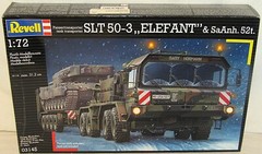 Revell 03145 SLT 50-3 “Elefant” & SaAnh. 52t. 1/72 OB PS ‘Forest Creek Gems’