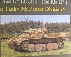 Classy Hobby 1/16 Panzer II Luchs Tank Model Kit MC16001 Open Box Sealed Parts