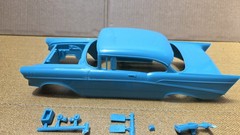 1957 CHEVY BEL AIR BODY SHELL 1/25 Scale AMT NEW Model Kit PARTS